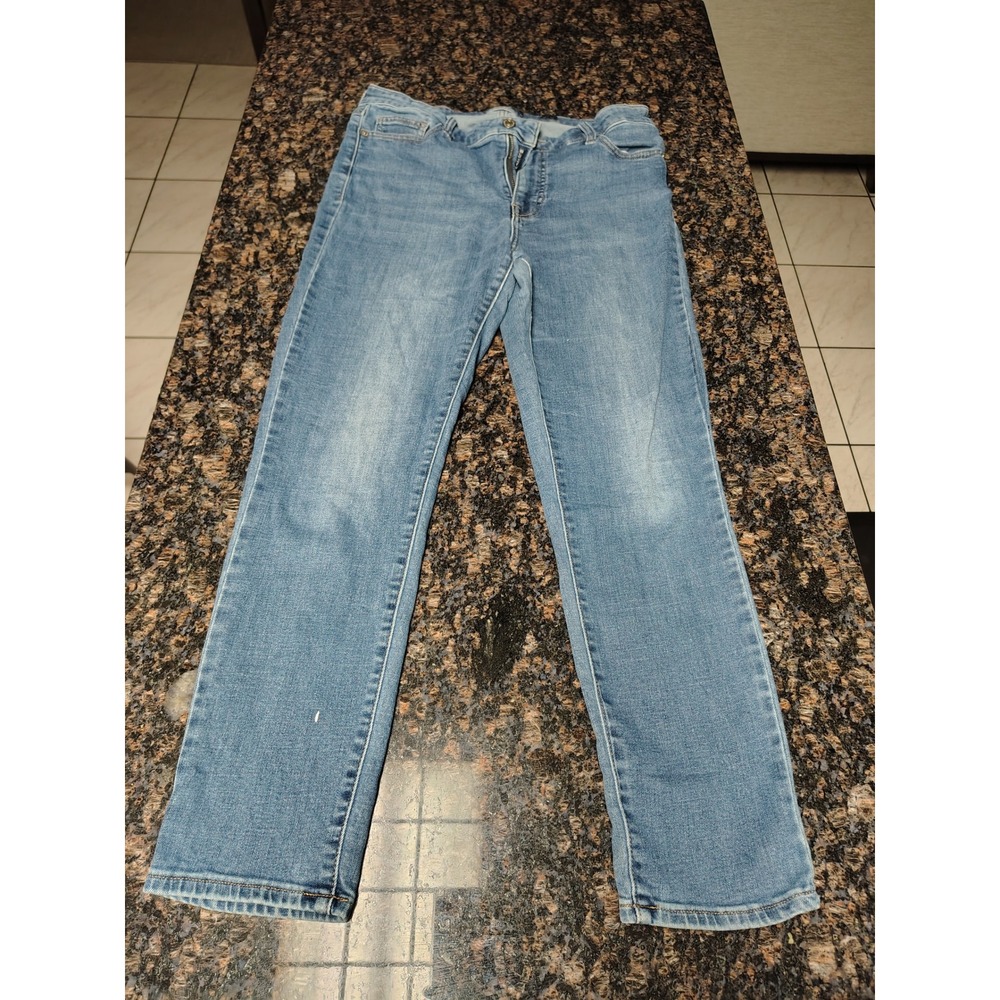Lucky Brand Hayden Mid Rise Skinny Jeans Medium Wash Blue Denim Size 10/30 Reg
